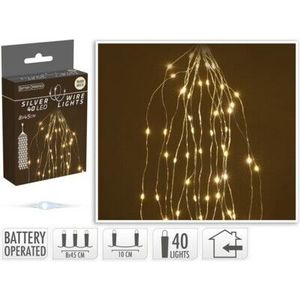 Mondex Světelný LED řetěz Hayden 8x45 cm teplý bílý obraz