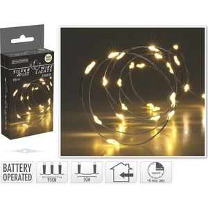 Mondex Světelný LED řetěz s časovačem Anton 95 cm teplý bílý obraz