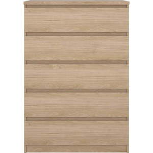 Komoda v dekoru dubu v přírodní barvě 77x111x50 cm Naia – Tvilum obraz