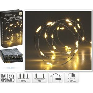Mondex Světelný LED řetěz Summit s časovačem 195 cm teplý bílý obraz