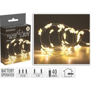 Mondex Světelný LED vánoční řetěz CAP 195 cm teplý bílý obraz