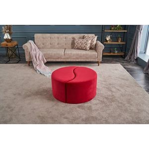 Hanah Home Taburet ALIS červený obraz