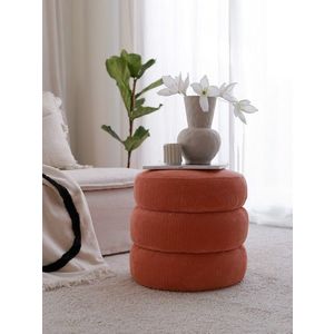 Hanah Home Taburet BOUM korálový obraz