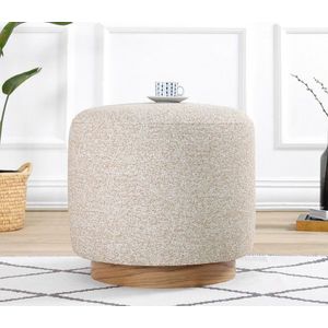 Hanah Home Taburet CHERITON béžový obraz
