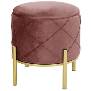Ak furniture Taburet LIA růžový obraz