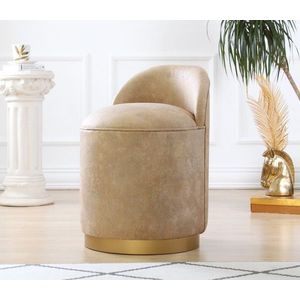 Hanah Home Taburet LUTON béžový obraz