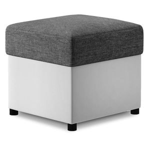 Eltap Taburet R3 46 cm Sawana 05/eko kůže Soft 17 šedo-bílý obraz