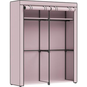 SONGMICS Textilní šatní skříň Malas 140 cm světle růžová obraz