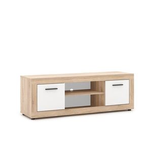 Vivaldi TV stolek Luna 140 cm dub sonoma/bílý obraz