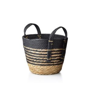 Mondex Úložný košík Bali M 23x20 cm černo-hnědý II obraz
