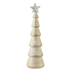 Mondex Since 1986 Vánoční dekorace SANTA LILA 37, 5 cm bílá/zlatá obraz