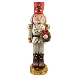 Mondex Since 1983 Vánoční dekorace Santa Lila 67 cm bílá obraz