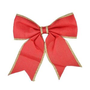 Mondex Since 1986 Vánoční dekorativní mašle Santa Lila 24, 5x26 cm červená obraz
