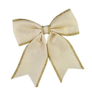 Mondex Since 1986 Vánoční dekorativní mašle Santa Lila 24x26 cm béžová obraz
