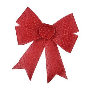 Mondex Since 1986 Vánoční dekorativní mašle Santa Lila 25x29 cm červená obraz