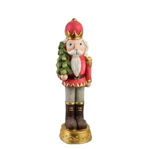 Mondex Since 1983 Vánoční figurka Santa Lila 48 cm červená obraz