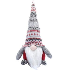 Tutumi Vánoční skřítek ELF 065 - 35 cm červeno-šedý obraz