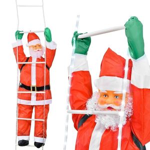 Tutumi Vánoční světelná LED dekorace SANTA 190 cm červená obraz