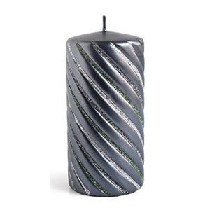 Mondex Vánoční svíčka Winter Colours 10 cm černá obraz