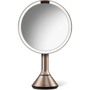 Kosmetické zvětšovací zrcadlo s osvětlením (5x) ø 20 cm Sensor – simplehuman obraz