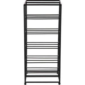 Černý kovový regál na víno počet lahví 10 25x57x22, 5 cm Dual Floor – PT LIVING obraz