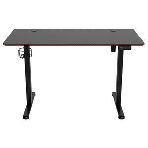 TZB Výškově nastavitelný elektrický herní stůl SHADOW GAMER 2.0 LED RGB 120 cm černý obraz