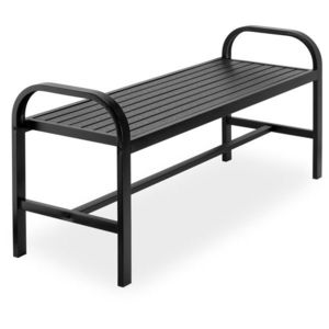 TZB Zahradní lavička Sobo 124 cm černá obraz