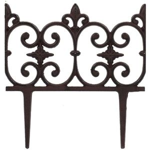 Esschert Design Zahradní plůtek VELUNA 26, 5x28 cm hnědý obraz
