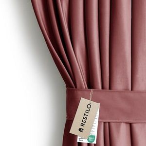 3kraft Závěs s kroužky AmeliaHome Velvet růžový, velikost 140x245 obraz
