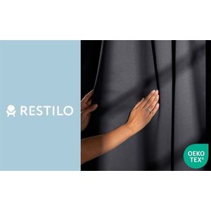 Závěs s multifunkční páskou AmeliaHome Blackout grafitový, velikost 140x245 obraz