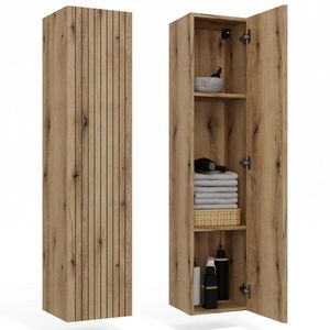 TP Living Závěsná koupelnová skříňka Ryfo 31 cm dub evoke obraz