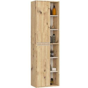Ak furniture Závěsná koupelnová skříňka VAMI 50 cm dub artisan/kašmírová obraz