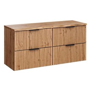 Comad Závěsná skříňka Casad Nature s deskou 120 cm dub wotan obraz