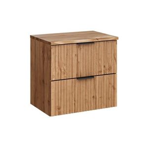 Comad Závěsná skříňka Casad Nature s deskou 60 cm dub wotan obraz