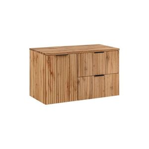 Comad Závěsná skříňka Casad s deskou 100 cm dub wotan obraz