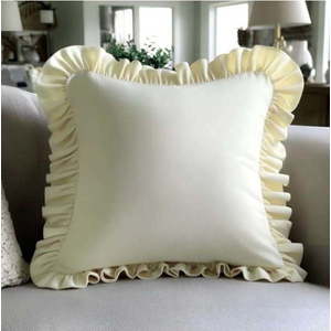 Povlak na polštář s příměsí bavlny 40x40 cm Ruffled – Mila Home obraz
