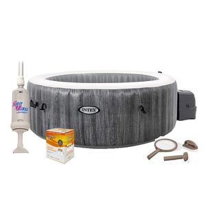 Intex | Vířivý bazén Pure Spa - Bubble Greywood Deluxe AP 4 + výhodná sada příslušenství | 19900145 obraz