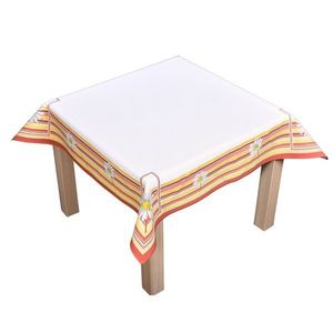 Ubrus celoroční, Kopretina, oranžový 85 x 85 cm obraz