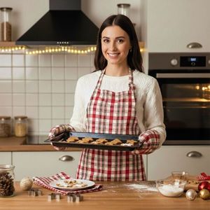 Zástěra kuchyňská, Skandinávská kostička obraz