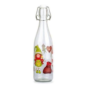 Skleněná láhev s patentním uzávěrem TORO 260ml elfíci obraz