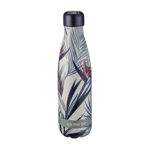 Nerezová termoska KITCHISIMO 480ml listy obraz