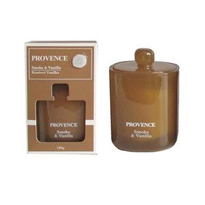 Vonná svíčka ve skle PROVENCE 25 hodin smoke vanilla obraz