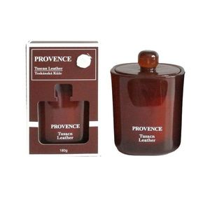 Vonná svíčka ve skle PROVENCE 25 hodin tuscan kůže obraz