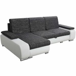 Rohová sedacia súprava Latte Berlin 2 + Soft biely obraz