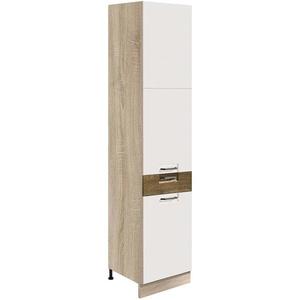 Kuchyňská Skříňka Favorit 19D Sonoma/White/Ribbeck obraz