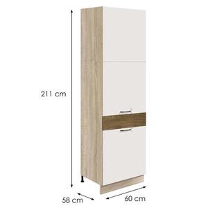Kuchyňská Skříňka Favorit 21D Sonoma/White/Ribbeck obraz