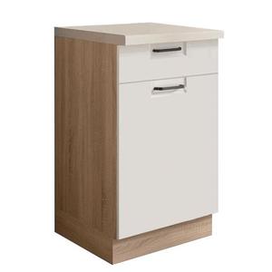 Kuchyňská Skříňka Favorit 3D Sonoma/White obraz