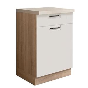 Kuchyňská Skříňka Favorit 4D Sonoma/White obraz