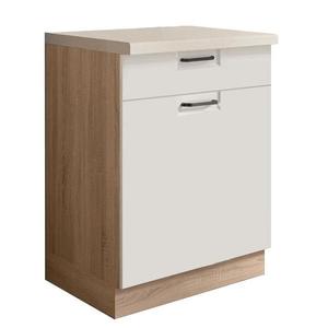 Kuchyňská Skříňka Favorit 5D Sonoma/White obraz
