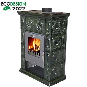 Kachlová kamna Weimar II olive-green 7 kw obraz